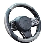 ZATOOTO Couvre Volant Cuir - Couvre Volant Voiture Universe, 37-38cm, Gris